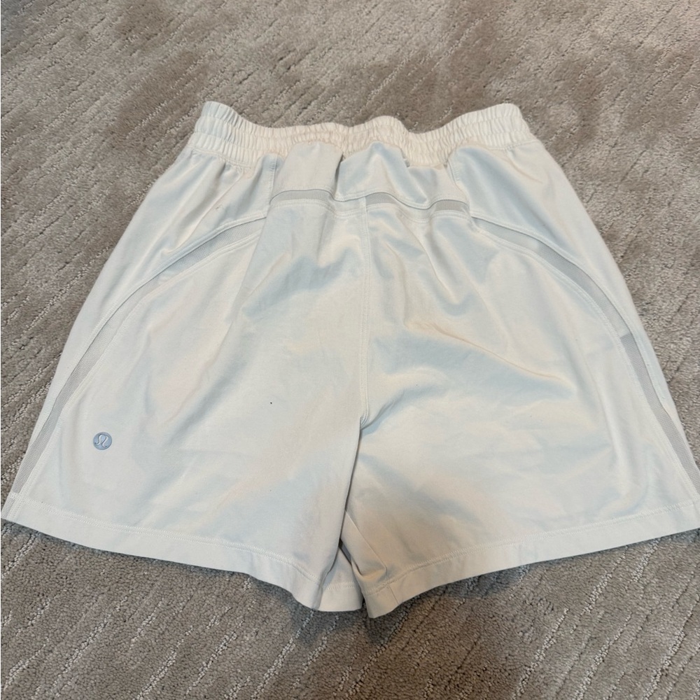 Men's White Athletic Shorts